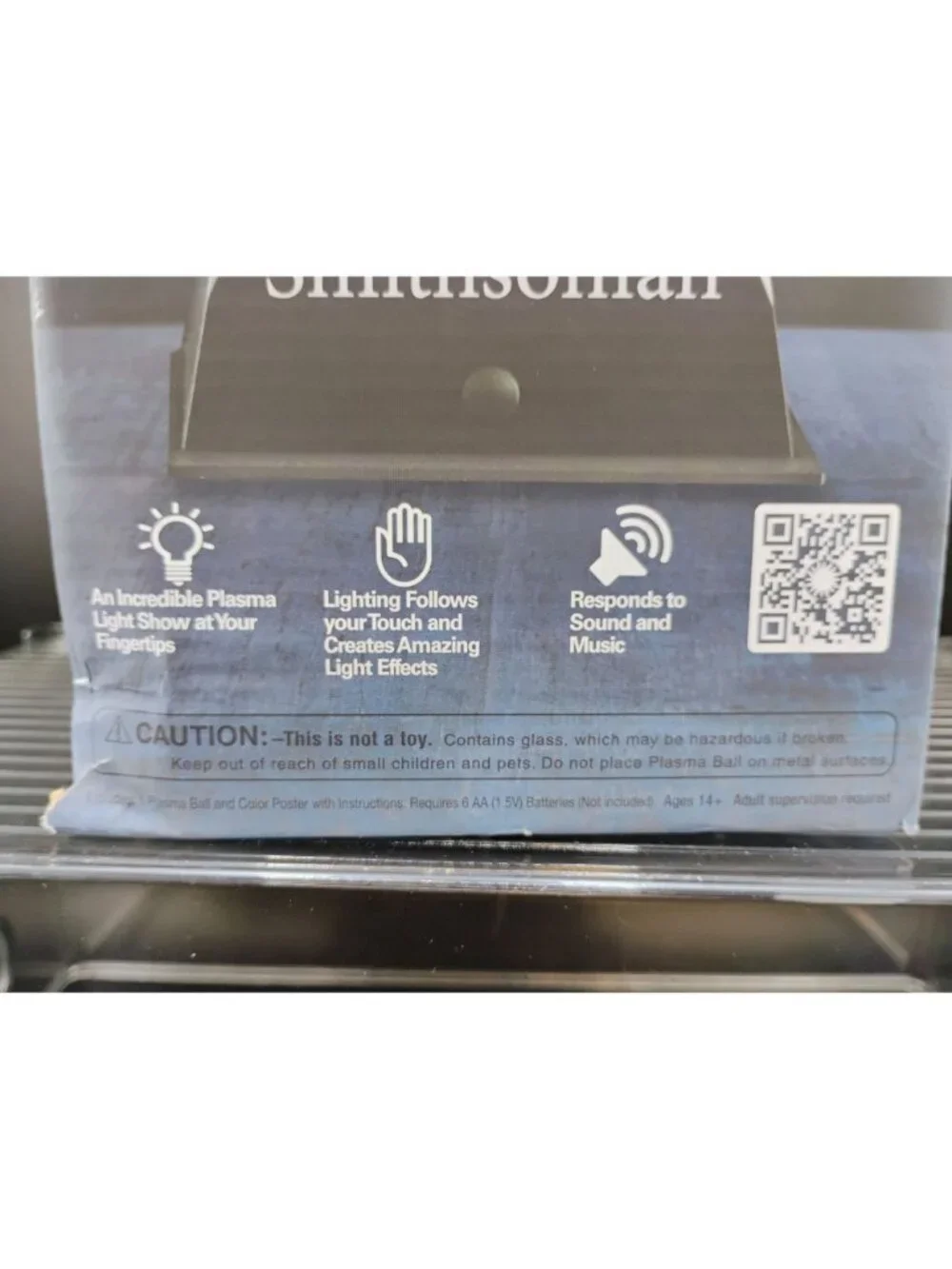 Smithsonian Plasma Ball Interactive STEM Science Gadget Boxed